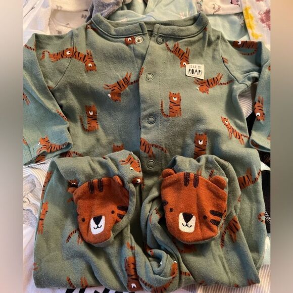 Bundle 25 girl clothes NB-6/9mo:Carter, Jack &Cat, Little James, Just1You, H&M - Picture 7 of 11